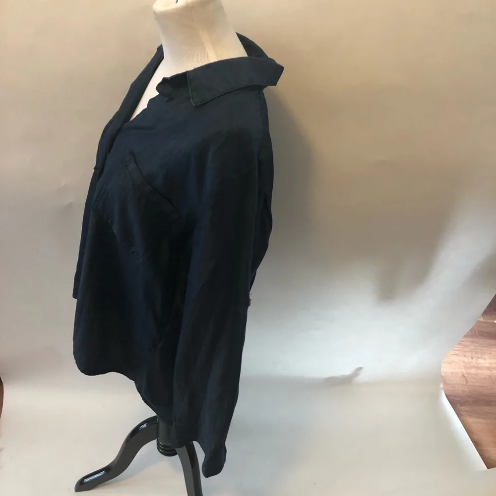 Andrea Jovine woman denim tunic size 0X - Picture 2 of 4